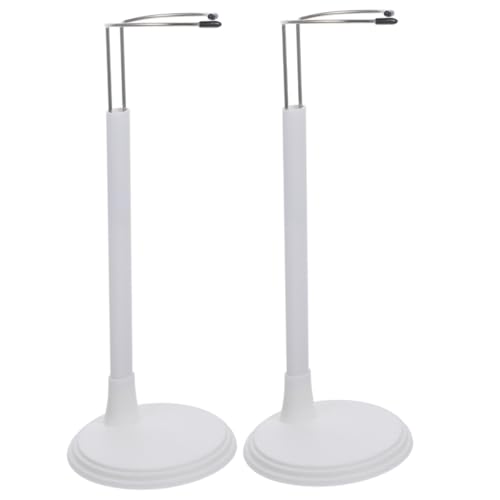 BUGUUYO 2 Stück Puppenständer Weiß aus Robustem Material Universeller Doll Holder Organizer mit Verstellbarem Clip Leicht und Tragbar für Puppen Display und Sammelobjekte BUGUUYO 2 Stück Puppenständer Weiß aus Robustem Material Universeller Doll Holder Organizer mit Verstellbarem Clip Leicht und Tragbar für Puppen Display und Sammelobjekte von BUGUUYO