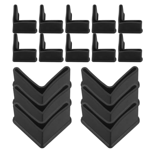 BUGUUYO 20 Stück Förmige Schwarze Möbelfüße Pads Rutschfeste Möbelbeine Abdeckungen für und Betten Bodenschutz für Möbel und Fußleisten BUGUUYO 20 Stück Förmige Schwarze Möbelfüße Pads Rutschfeste Möbelbeine Abdeckungen für und Betten Bodenschutz für Möbel und Fußleisten von BUGUUYO