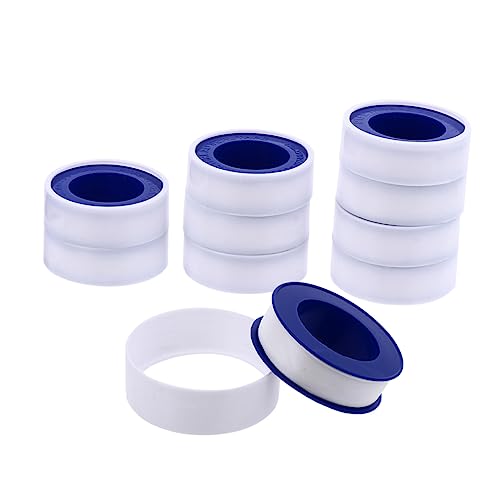 BUGUUYO 20 Stück Rohstoffbandband Schwerlast Gewindedichtmittel Faden Klebeband versiegeln klebrig Klebstoff Dichtmittel für Rohrgewinde Rohrband für Wasserlecks Gewindedichtbänder PTFE von BUGUUYO