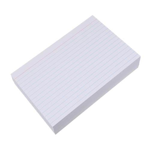 BUGUUYO 200 Stück Karteikarte Tragbare Flash-karten Lehrer Notizpolster Karteikartenbuch Karteikarten Zum Lernen Memo-karte Schwere Lernkarten Papier BUGUUYO 200 Stück Karteikarte Tragbare Flash-karten Lehrer Notizpolster Karteikartenbuch Karteikarten Zum Lernen Memo-karte Schwere Lernkarten Papier von BUGUUYO