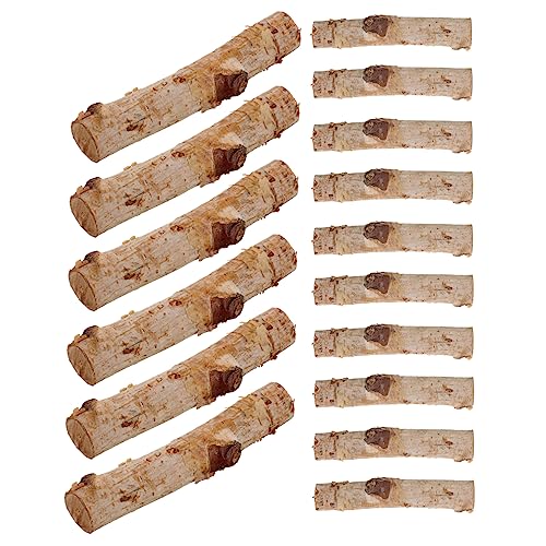 BUGUUYO 30 Stück Naturholz Bastelstäbe Dekorative Holzlog Sticks für DIY Projekte Durchmesser für Tischdeko Wreaths und Handwerksarbeiten BUGUUYO 30 Stück Naturholz Bastelstäbe Dekorative Holzlog Sticks für DIY Projekte Durchmesser für Tischdeko Wreaths und Handwerksarbeiten von BUGUUYO