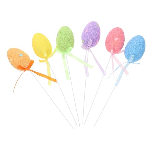 BUGUUYO 36 Stück Teiliges Cupcake Topper Farbige Schaumstoff Ostereier für Festliche Dekorationen für Partys Hochzeiten und Kreative Aktivitäten BUGUUYO 36 Stück Teiliges Cupcake Topper Farbige Schaumstoff Ostereier für Festliche Dekorationen für Partys Hochzeiten und Kreative Aktivitäten von BUGUUYO
