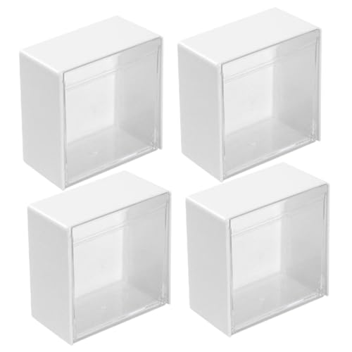BUGUUYO 4 Stück Teiliges Wandmontage Aufbewahrungsbox Staubdichte Make Up Organizer Vielseitige Kosmetik Sortierboxen für Badezimmer Schlafzimmer Babyzimmer Kompakt Leicht zur BUGUUYO 4 Stück Teiliges Wandmontage Aufbewahrungsbox Staubdichte Make Up Organizer Vielseitige Kosmetik Sortierboxen für Badezimmer Schlafzimmer Babyzimmer Kompakt Leicht zur von BUGUUYO