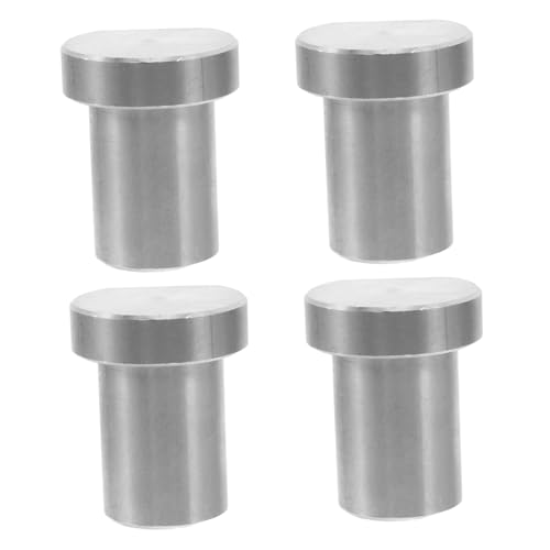 BUGUUYO 4 Stück Tenon-Pin-Hundeclip des Holzarbeiter Workbench Clamp Holzarbeiten Zubehör Workbench Stopper Positionierung von Hobeldübeln rutschfeste Werkbanknägel Rostfreier Stahl Silver von BUGUUYO