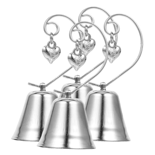 BUGUUYO 4Stücke Tischkartenhalter aus Glockenform Robuste Memo Clips für Hochzeit Festlichkeiten Vielseitige Tischnummern und Foto Display Clip von BUGUUYO