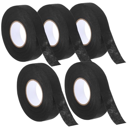 BUGUUYO 5 Rollen Hochtemperatur Beständiges Kabelbaum Klebeband Polyestergewebe Selbstklebend Geräuschdämpfend Flexibel für Auto Motor Verkabelung Isolierung und Reparatur BUGUUYO 5 Rollen Hochtemperatur Beständiges Kabelbaum Klebeband Polyestergewebe Selbstklebend Geräuschdämpfend Flexibel für Auto Motor Verkabelung Isolierung und Reparatur von BUGUUYO
