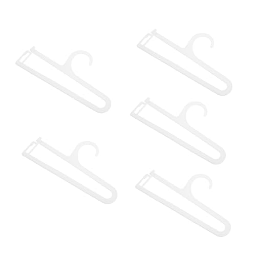 BUGUUYO 5 Stück Mini Kleiderbügel für Puppen Teiliges Praktische Aufhänger für Kleidung Hosen Schals für Mini Häuser und Puppenliebhaber Dekorative Aufbewahrungslösung von BUGUUYO