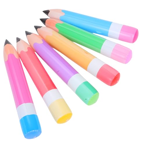 BUGUUYO 6 Stück Bunte Inflatable Bleistiftballons Riesige Aufblasbare Bleistift Dekorationen für Schulanfang Kreative Hängedeko für Klassenzimmer und Partys Einfache Handhabung und Aufbau BUGUUYO 6 Stück Bunte Inflatable Bleistiftballons Riesige Aufblasbare Bleistift Dekorationen für Schulanfang Kreative Hängedeko für Klassenzimmer und Partys Einfache Handhabung und Aufbau von BUGUUYO