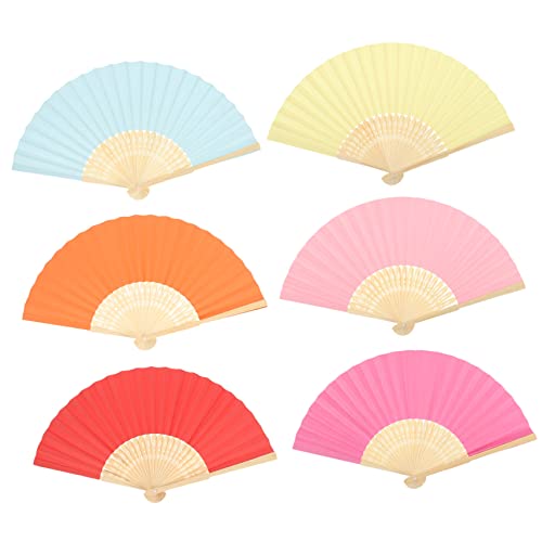 BUGUUYO 6 Stück Teiliges Faltbare Handfächer Diy Papierfächer Bunten Farben Geeignet für Tanz Party und Kinderzimmerdekoration Einfach zu Gestalten und Kreativ zu Verwenden BUGUUYO 6 Stück Teiliges Faltbare Handfächer Diy Papierfächer Bunten Farben Geeignet für Tanz Party und Kinderzimmerdekoration Einfach zu Gestalten und Kreativ zu Verwenden von BUGUUYO