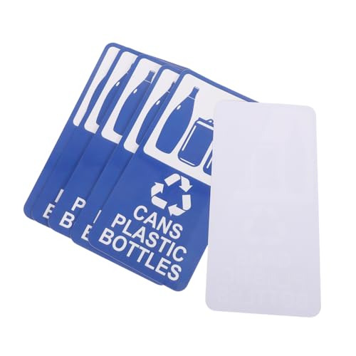 BUGUUYO 6 Stück Teiliges Wetterfeste Recycling Aufkleber für Mülltonnen Selbstklebend Kratzfest Witterungsbeständig für Haushalt Küche Büro Kennzeichnet Dosen und Flaschen BUGUUYO 6 Stück Teiliges Wetterfeste Recycling Aufkleber für Mülltonnen Selbstklebend Kratzfest Witterungsbeständig für Haushalt Küche Büro Kennzeichnet Dosen und Flaschen von BUGUUYO