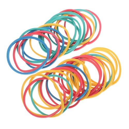 BUGUUYO 60 Stück Bunte Gummibänder Verpackung farbig Bands groß klein Gummibänder Bürobedarf Gummibänder zum Batiken industrielle Gummibänder Tattoo-Gummibänder Radiergummi BUGUUYO 60 Stück Bunte Gummibänder Verpackung farbig Bands groß klein Gummibänder Bürobedarf Gummibänder zum Batiken industrielle Gummibänder Tattoo-Gummibänder Radiergummi von BUGUUYO