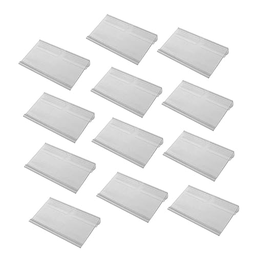 BUGUUYO 60 STÜCKE Kunststoff Schild Etikettenhalter Haken Pricemarker Etiketten für Supermarkt Tag Preisschildhalter Ständer BUGUUYO 60 STÜCKE Kunststoff Schild Etikettenhalter Haken Pricemarker Etiketten für Supermarkt Tag Preisschildhalter Ständer von BUGUUYO