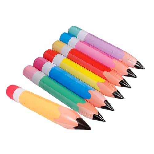 BUGUUYO 7 Stück Aufblasbare Bleistifte aus PVC Farbenfrohe Dekoration für Schulanfang und Klassenzimmer Leicht Einfach Aufzuhängen für Partys und Festliche Anlässe BUGUUYO 7 Stück Aufblasbare Bleistifte aus PVC Farbenfrohe Dekoration für Schulanfang und Klassenzimmer Leicht Einfach Aufzuhängen für Partys und Festliche Anlässe von BUGUUYO