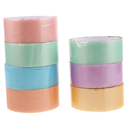 BUGUUYO 7roll Buntes Breites Klebeband Kreatives Klassenzimmerband Diy Crafts Tape Kreatives Abdeckband Handwerks- Und Beschriftungsband Farbenfrohes Klassenband Für Klassenzimmer Bopp BUGUUYO 7roll Buntes Breites Klebeband Kreatives Klassenzimmerband Diy Crafts Tape Kreatives Abdeckband Handwerks- Und Beschriftungsband Farbenfrohes Klassenband Für Klassenzimmer Bopp von BUGUUYO