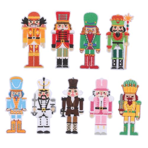 BUGUUYO 9 Stück Soldaten-Patch Weihnachts-Aufnäher zum Aufbügeln für Damen Eisen auf Flecken für Kleidung Weihnachtsapplikation Aufnäher für Kleidung Flicken für Bekleidung Polyesterfaden BUGUUYO 9 Stück Soldaten-Patch Weihnachts-Aufnäher zum Aufbügeln für Damen Eisen auf Flecken für Kleidung Weihnachtsapplikation Aufnäher für Kleidung Flicken für Bekleidung Polyesterfaden von BUGUUYO