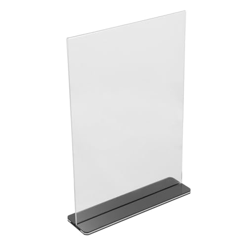 BUGUUYO Acrylkarte Tischkartenhalter Einzelhandelsschilder steht Tischplatte Anzeige Transparente Fotorahmenhülle Namensschild aus Acryl für den Schreibtisch Acrylzeichen BUGUUYO Acrylkarte Tischkartenhalter Einzelhandelsschilder steht Tischplatte Anzeige Transparente Fotorahmenhülle Namensschild aus Acryl für den Schreibtisch Acrylzeichen von BUGUUYO