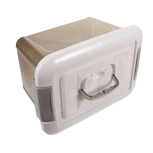 BUGUUYO Aufbewahrungsbox Mit Deckel Transparente Kunststoff-box Mit Tragegriff Für Werkzeuge Bastelbedarf Auto Und Büro Robust Und Vielseitig Einsetzbar von BUGUUYO