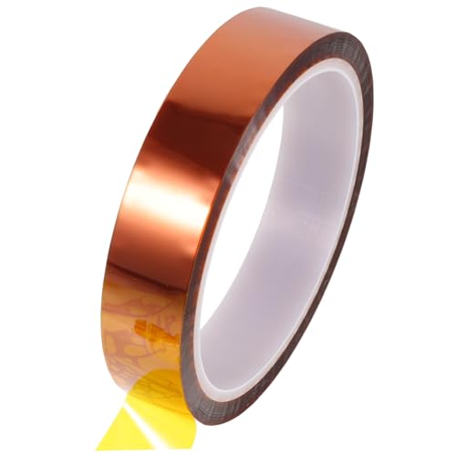 BUGUUYO Hochtemperaturbeständiges Isolierklebeband Polyimid Elektrisches Klebeband für Leiterplatten Lötarbeiten Kabelisolierung und Thermoplastische Anwendungen BUGUUYO Hochtemperaturbeständiges Isolierklebeband Polyimid Elektrisches Klebeband für Leiterplatten Lötarbeiten Kabelisolierung und Thermoplastische Anwendungen von BUGUUYO