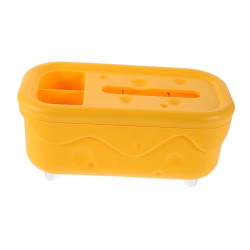 BUGUUYO Pappschachtel Gewebefall Bauerntaschentuchhalter Taschentuchhalter Für Badezimmer Organisator Aus Seidenpapier Seidenpapierhalter Badezimmer Serviettenhalter Yellow von BUGUUYO