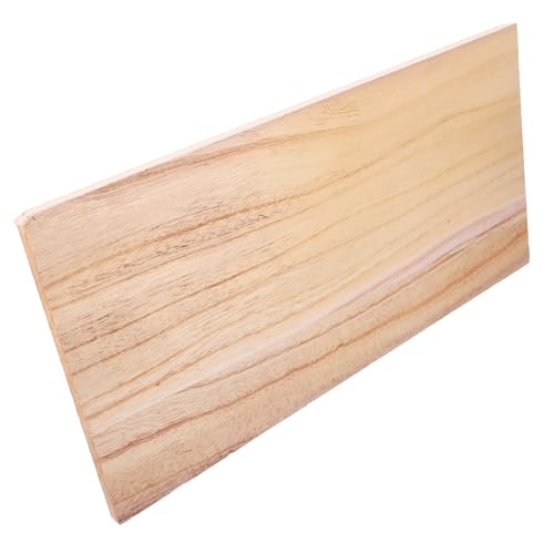 BUGUUYO Rechteckige Holzplatte aus Massivem Holz für Diy Projekte Unbehandelt Vielseitig Einsetzbar für Möbel und Home Decor zum Basteln und Organisieren BUGUUYO Rechteckige Holzplatte aus Massivem Holz für Diy Projekte Unbehandelt Vielseitig Einsetzbar für Möbel und Home Decor zum Basteln und Organisieren von BUGUUYO