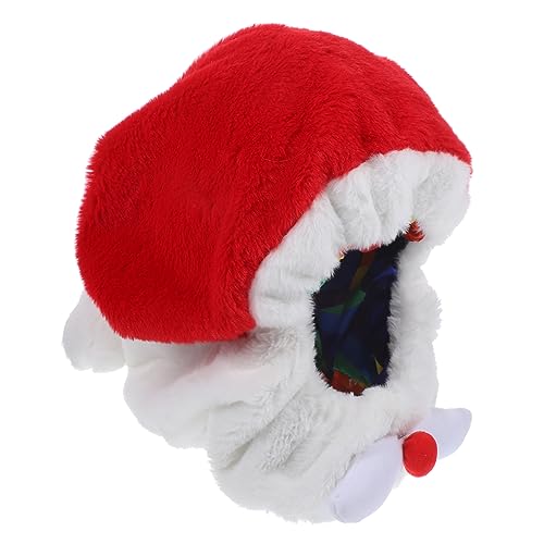 BUGUUYO Weihnachtsmütze Motorradhelm Cover aus Schutz vor Kratzern und Schmutz Verstellbar Sicher und Langlebig Nikolausmütze für Weihnachtsdekoration Am Helm BUGUUYO Weihnachtsmütze Motorradhelm Cover aus Schutz vor Kratzern und Schmutz Verstellbar Sicher und Langlebig Nikolausmütze für Weihnachtsdekoration Am Helm von BUGUUYO