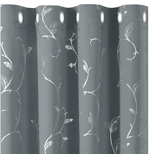 BUHUA Verdunklungsvorhänge Grau Silberfolie Wärmeisolierende Vorhänge mit Ösen Gardienen 2-Set H 245 x B 132 cm Gardinen Wohnzimmer & Schlafzimmer Thermovorhang Kälteschutz BUHUA Verdunklungsvorhänge Grau Silberfolie Wärmeisolierende Vorhänge mit Ösen Gardienen 2-Set H 245 x B 132 cm Gardinen Wohnzimmer & Schlafzimmer Thermovorhang Kälteschutz von BUHUA