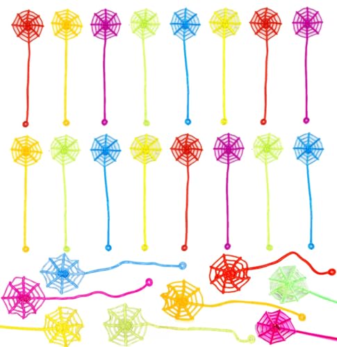 BUKCYUE 24 Stücke Klatschhand Kinder, Klebrige Spinnennetz Spielzeug, Bunte Klatschhände, Sticky Glibberhände, Klatschhand Glibber, Glibberhand Mitgebsel, Geschenk Für Geburtstag Party, Spinnennetz BUKCYUE 24 Stücke Klatschhand Kinder, Klebrige Spinnennetz Spielzeug, Bunte Klatschhände, Sticky Glibberhände, Klatschhand Glibber, Glibberhand Mitgebsel, Geschenk Für Geburtstag Party, Spinnennetz von BUKCYUE