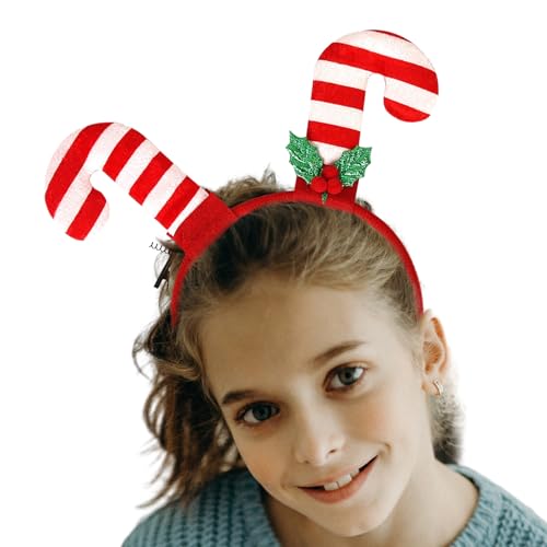 Weihnachten Kopfbedeckung - Stirnbänder für Weihnachten - Festliche Urlaub Party Zubehör Weihnachten Kostüm Zubehör Weihnachten Kopf Hut Topper für Frauen oder ädchen von BUKISA