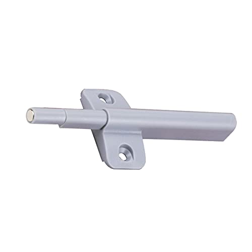 BULINO Magnetverschluss, magnetischer Touch-Riegel, grau, Schrankschublade, Magnetverschluss for Aufdrücken, 10 Stück von BULINO