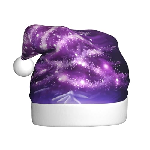 BULQAPZDF Weihnachtsmütze für Erwachsene, mit flauschigem Bommel, festliche, weiche Plüsch-Weihnachtsmütze für Weihnachtsfeiern BULQAPZDF Weihnachtsmütze für Erwachsene, mit flauschigem Bommel, festliche, weiche Plüsch-Weihnachtsmütze für Weihnachtsfeiern von BULQAPZDF