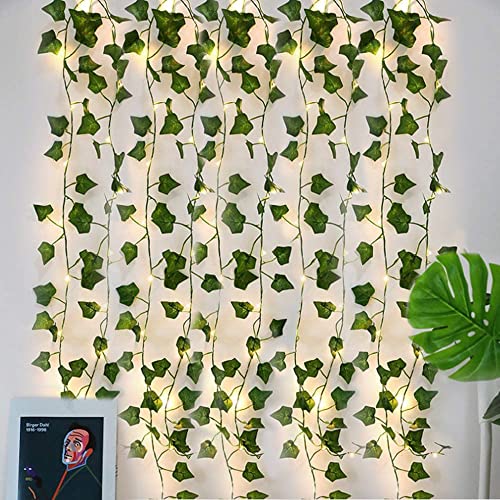 BULZEU Efeu-Lichterkette – 2 m 20 Efeu-Girlande, LED-Lichterkette, Blatt-Lichterkette, Girlande, künstliche grüne Blätter, Party, Hochzeit, Garten, Dekoration, Zimmer, Innen (5) BULZEU Efeu-Lichterkette – 2 m 20 Efeu-Girlande, LED-Lichterkette, Blatt-Lichterkette, Girlande, künstliche grüne Blätter, Party, Hochzeit, Garten, Dekoration, Zimmer, Innen (5) von BULZEU