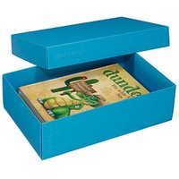2 BUNTBOX L Geschenkboxen 3,6 l blau 26,6 x 17,2 x 7,8 cm von BUNTBOX