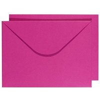 BUNTBOX Briefumschläge DIN C4 ohne Fenster pink Steckverschluss 2 St. von BUNTBOX