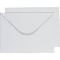BUNTBOX Briefumschläge DIN C4 ohne Fenster weiß Steckverschluss 2 St. von BUNTBOX