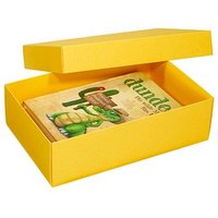 2 BUNTBOX L Geschenkboxen 3,6 l gelb 26,6 x 17,2 x 7,8 cm von BUNTBOX
