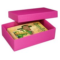 2 BUNTBOX L Geschenkboxen 3,6 l pink 26,6 x 17,2 x 7,8 cm von BUNTBOX