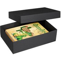 2 BUNTBOX L Geschenkboxen 3,6 l schwarz 26,6 x 17,2 x 7,8 cm von BUNTBOX