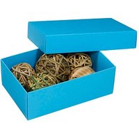 3 BUNTBOX M Geschenkboxen 1,1 l blau 17,0 x 11,0 x 6,0 cm von BUNTBOX