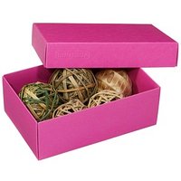 3 BUNTBOX M Geschenkboxen 1,1 l pink 17,0 x 11,0 x 6,0 cm von BUNTBOX
