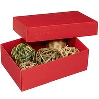 3 BUNTBOX M Geschenkboxen 1,1 l rot 17,0 x 11,0 x 6,0 cm von BUNTBOX
