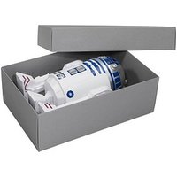 BUNTBOX XL Geschenkboxen 8,6 l grau 34,0 x 22,0 x 11,5 cm von BUNTBOX