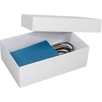 BUNTBOX XL Geschenkboxen 8,6 l weiß 34,0 x 22,0 x 11,5 cm von BUNTBOX