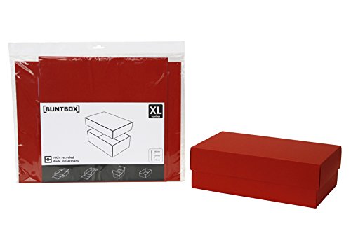 Buntbox 72-17 - Kartonage Set, Größe XL, Rubin von BUNTBOX