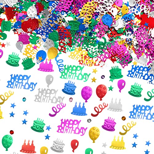 BURGEON Konfetti Geburtstag Tischdeko, Happy Birthday Konfetti Mehrfarbig, Streudeko Geburtstag Deko Mädchen Junge Kinder für Geburtstage Partys, Bunte, 30g BURGEON Konfetti Geburtstag Tischdeko, Happy Birthday Konfetti Mehrfarbig, Streudeko Geburtstag Deko Mädchen Junge Kinder für Geburtstage Partys, Bunte, 30g von BURGEON