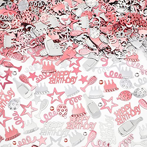 BURGEON Konfetti Geburtstag Tischdeko, Happy Birthday Konfetti Roségold, Streudeko Geburtstag Deko Mädchen Junge Kinder für Geburtstage Partys, Roségold,15g BURGEON Konfetti Geburtstag Tischdeko, Happy Birthday Konfetti Roségold, Streudeko Geburtstag Deko Mädchen Junge Kinder für Geburtstage Partys, Roségold,15g von BURGEON