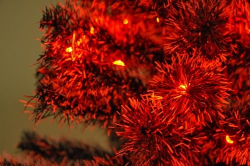 BURI 20er LED Lichterkette Rot Weihnachtsbeleuchtung Partylicht Lichtschlauch Deko von BURI
