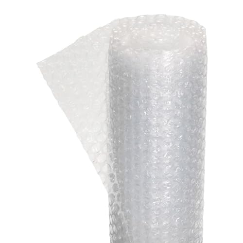 CBJ Emballages Bubble Wrap 5x0,5m Verpackungsfolie Noppenfolie Polsterfolie Blasenfolie, Kunststoff, Clear von CBJ Emballages