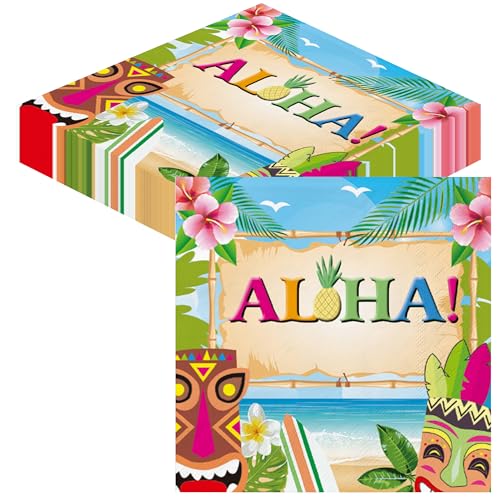 Hawaiian Aloha Summer Napkins (40 Stück) von BUSCANDO