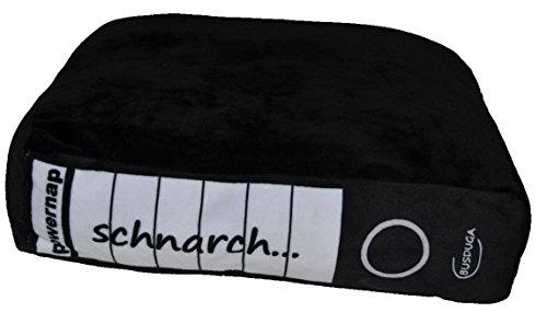 BUSDUGA - 2469 Ordnerkissen, Schnarch Ordner, Kissen im Ordner Design - ideal fürs Büro für den täglichen Powernap BUSDUGA - 2469 Ordnerkissen, Schnarch Ordner, Kissen im Ordner Design - ideal fürs Büro für den täglichen Powernap von BUSDUGA