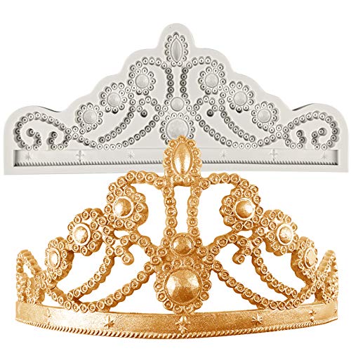 BUSOHA Silikonform für Kuchen, Fondant, Krone, Barockstil, Prinzessin, für Kuchen, Schokolade, Gebäck, Schmuck, Ton, Hochzeitstortendekoration BUSOHA Silikonform für Kuchen, Fondant, Krone, Barockstil, Prinzessin, für Kuchen, Schokolade, Gebäck, Schmuck, Ton, Hochzeitstortendekoration von BUSOHA